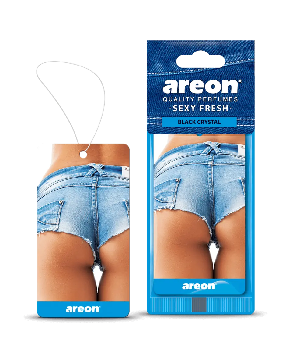 AIR-FRESHENERS TYPE "AREON SEXY FRESH" BLACK CRYSTAL