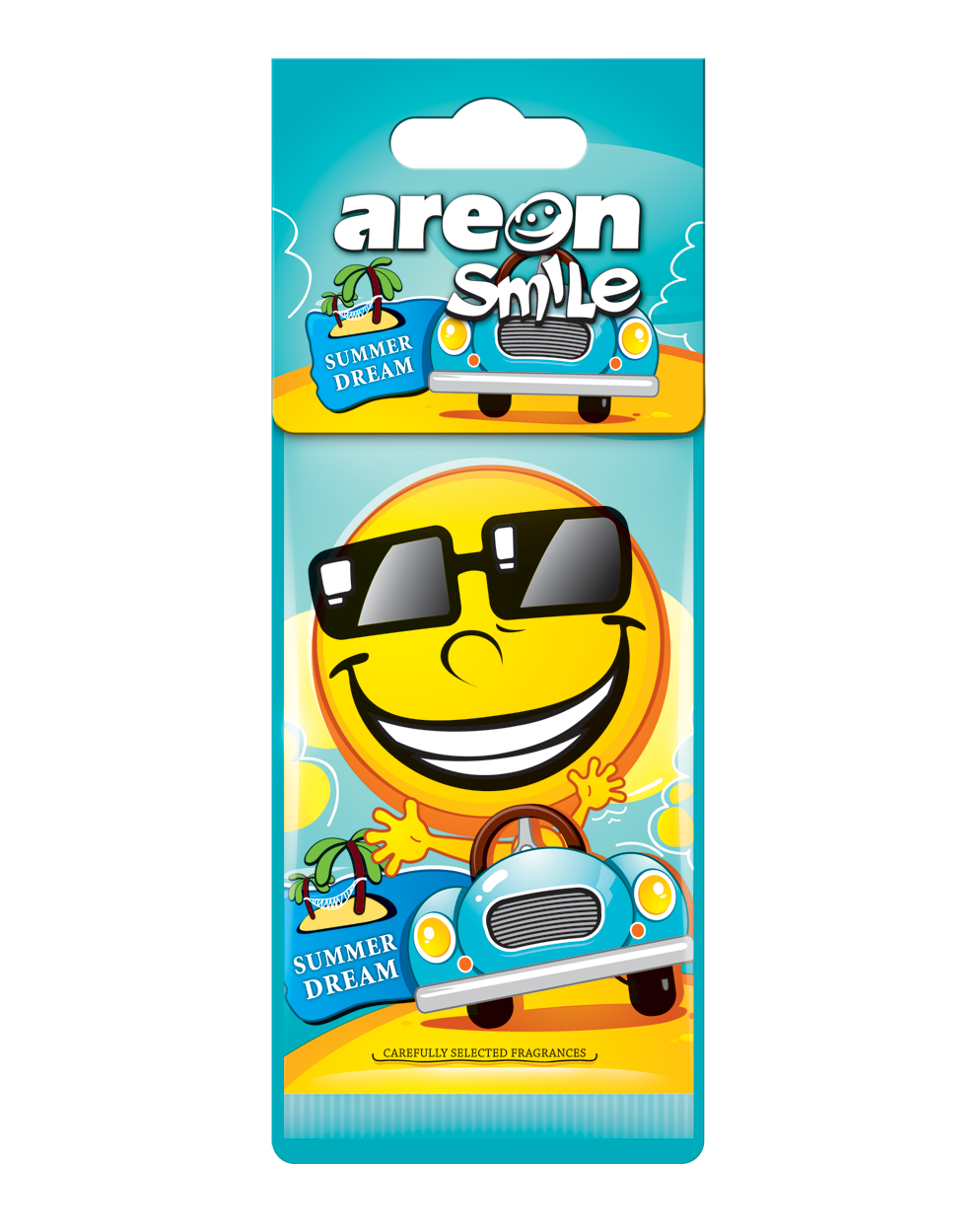 AIR-FRESHENERS TYPE "AREON PAPER SMILE SUMMER DREAM''