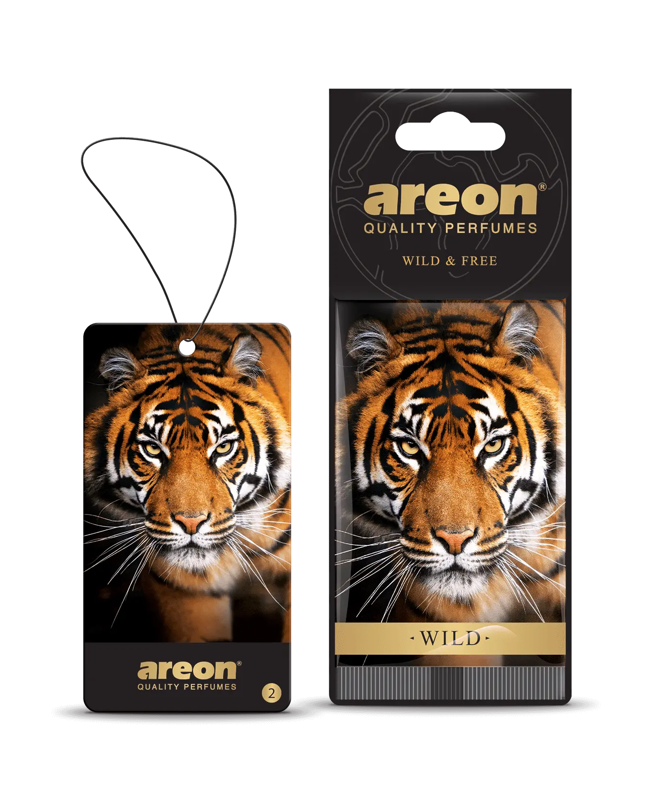 AIR-FRESHENERS TYPE "AREON WILD"  WILD & FREE