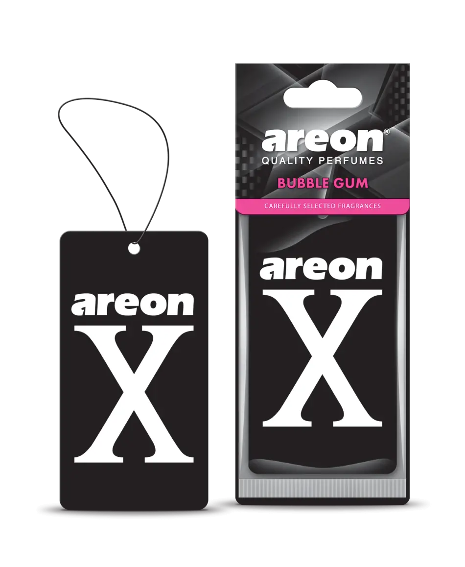 AIR-FRESHENERS TYPE "AREON X'' BUBBLE GUM