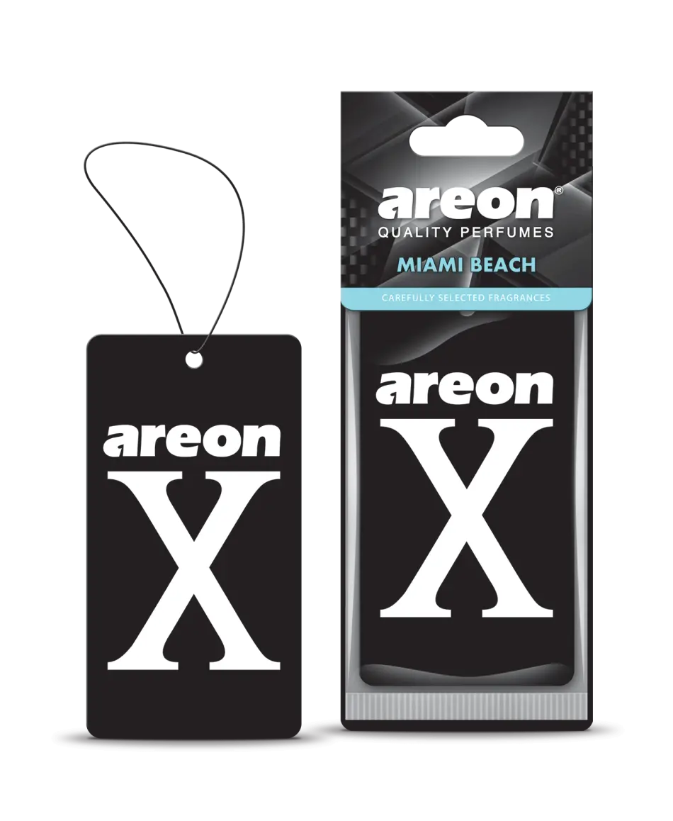 AIR-FRESHENERS TYPE "AREON X'' MIAMI BEACH