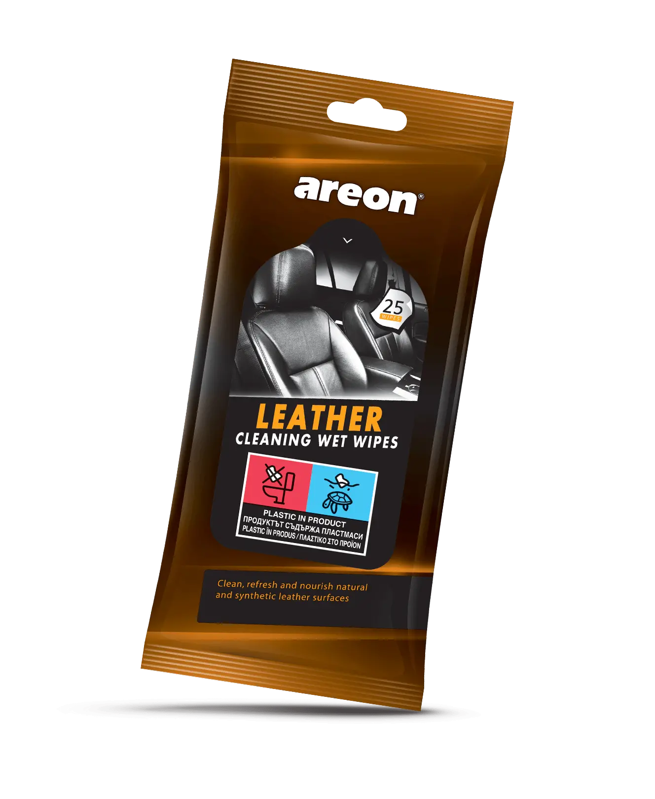 AREON WET WIPES - CAR CARE FOR LEATHER