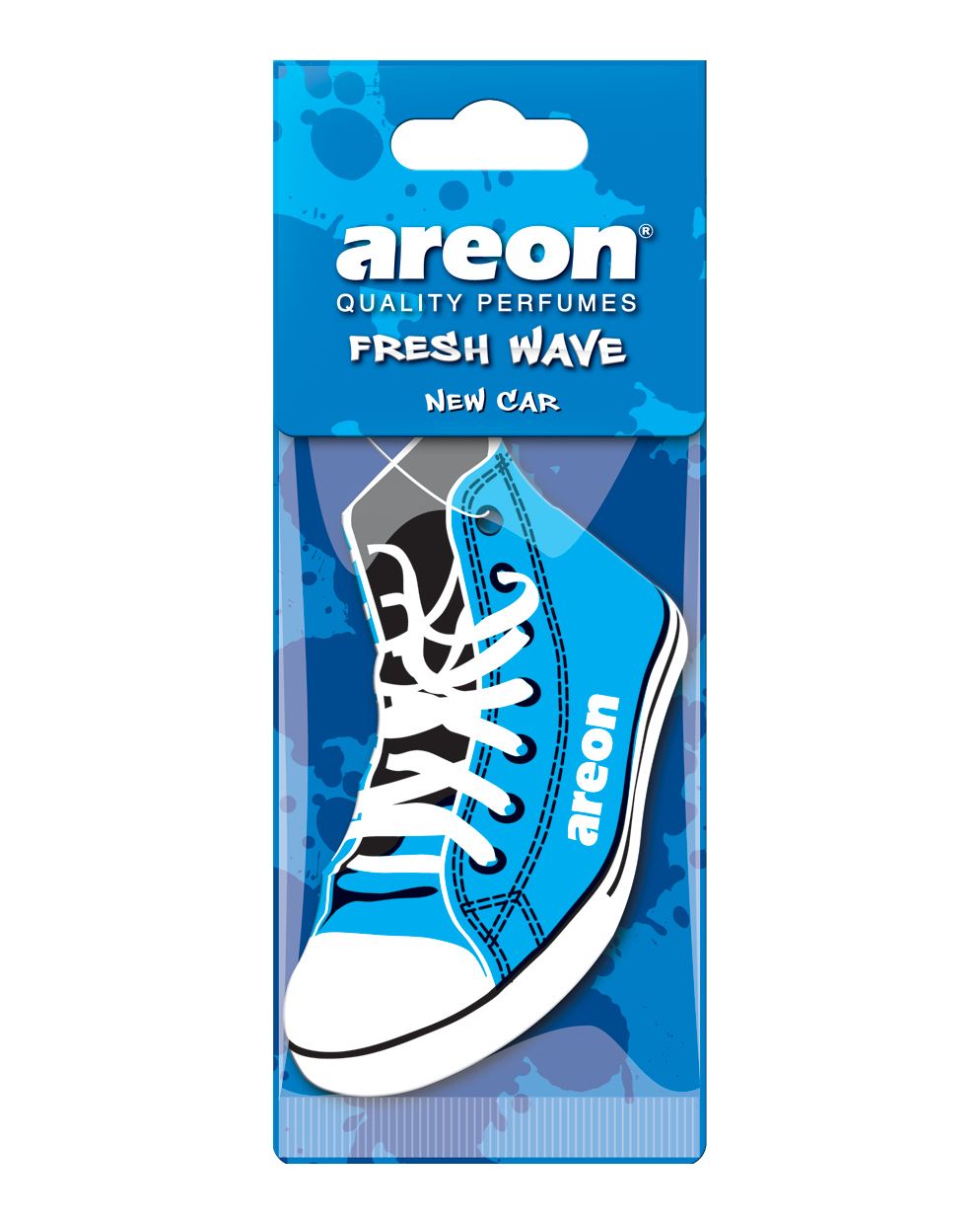 AIR-FRESHENERS TYPE "AREON FRESH WAVE PAPER" NEW CAR