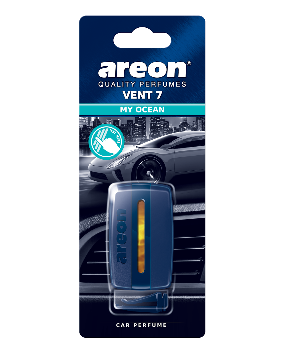 AIR-FRESHENERS TYPE "AREON VENT 7'' MY OCEAN