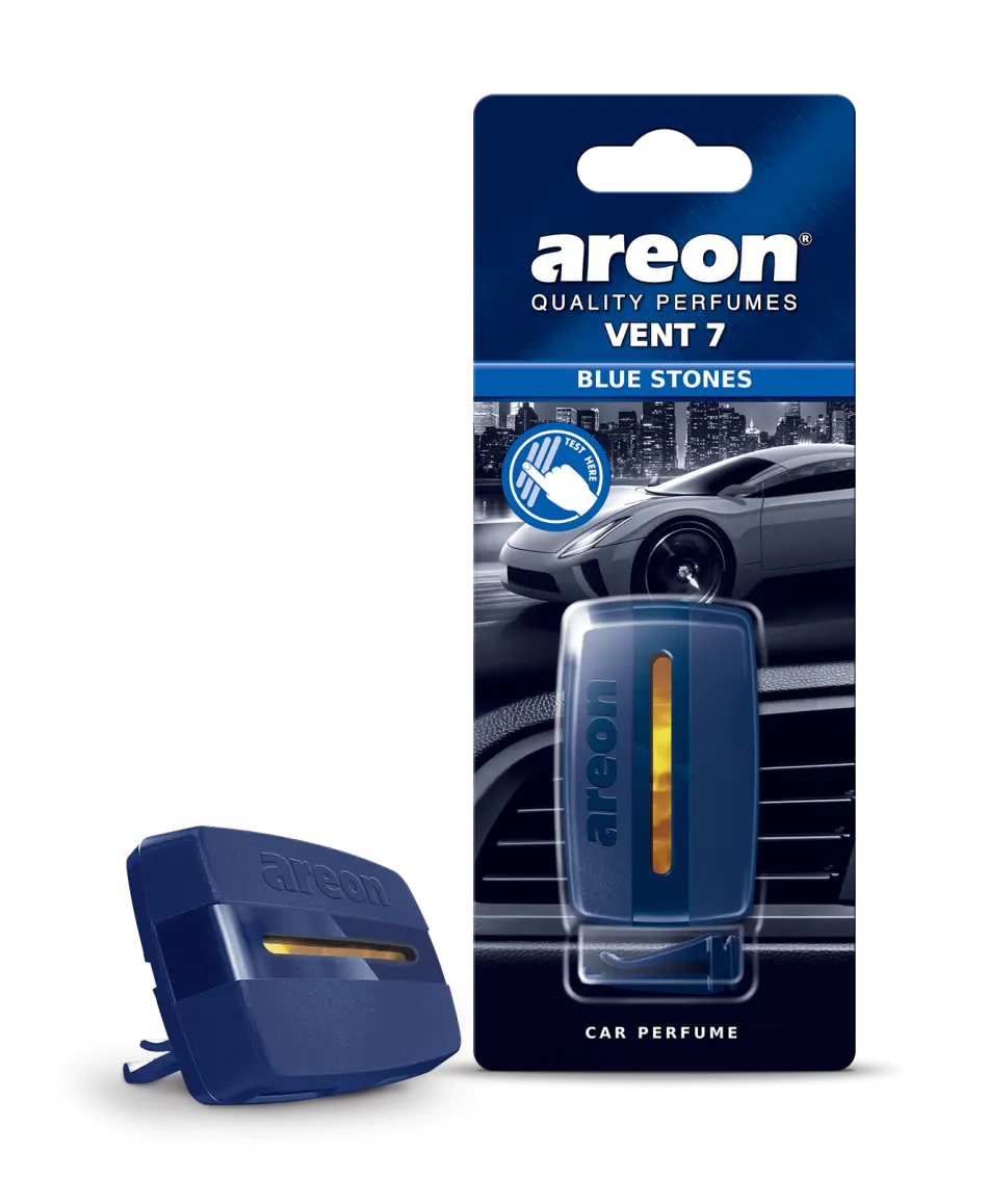 AIR-FRESHENERS TYPE "AREON VENT 7'' BLUE STONES