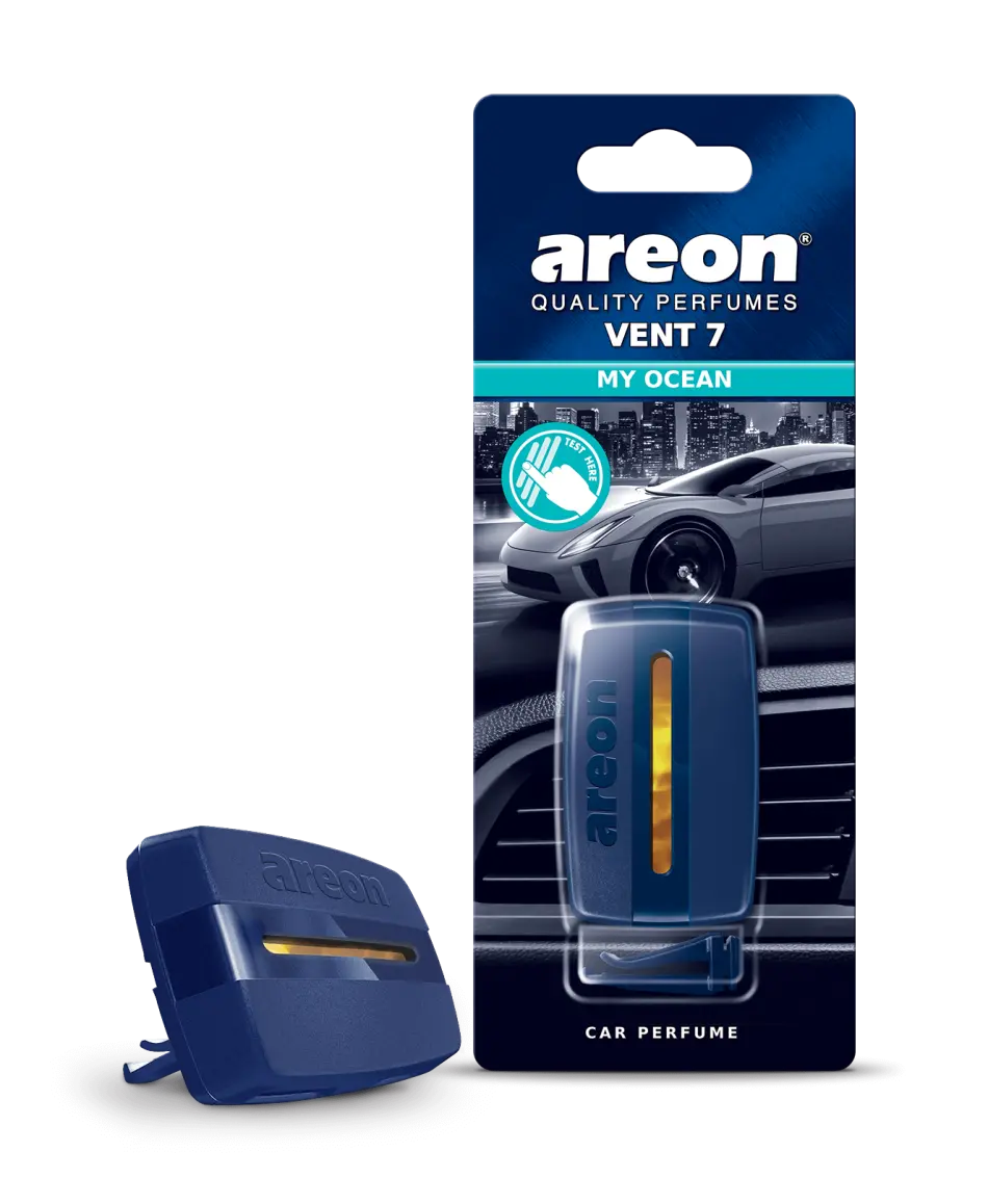 AIR-FRESHENERS TYPE "AREON VENT 7'' MY OCEAN