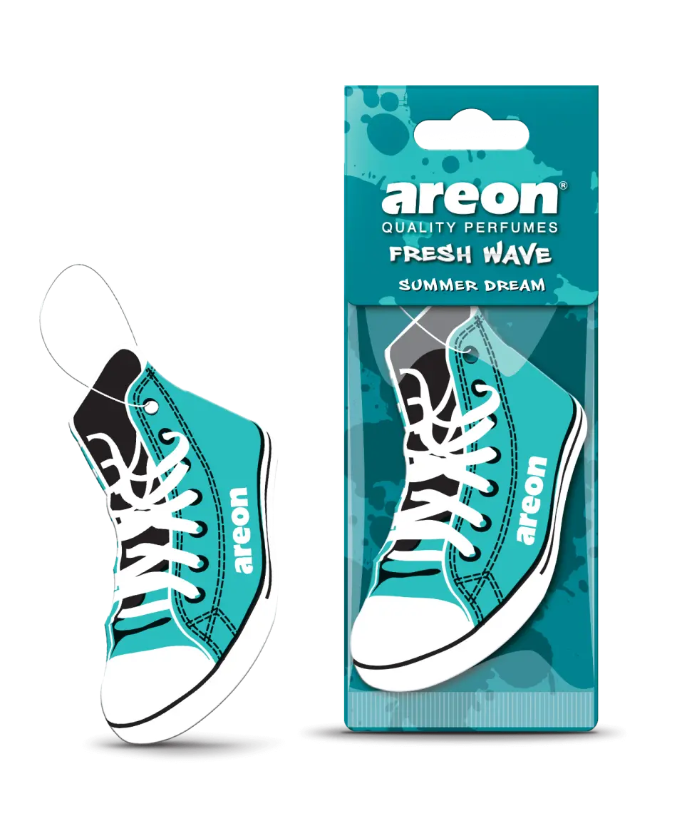 AIR-FRESHENERS TYPE "AREON FRESH WAVE PAPER" SUMMER DREAM