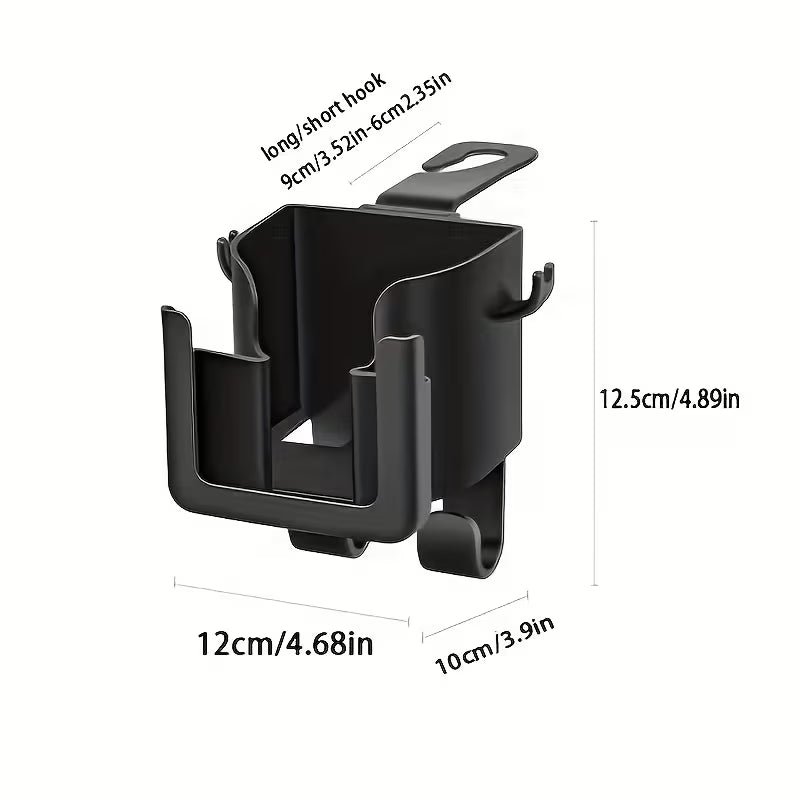 2pcs Multifunctional Cup Holder and Rear Hook