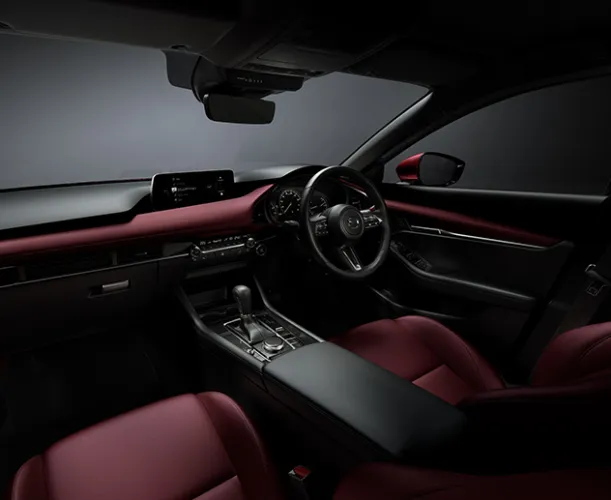 Mazda 3 2023 Interior leather red